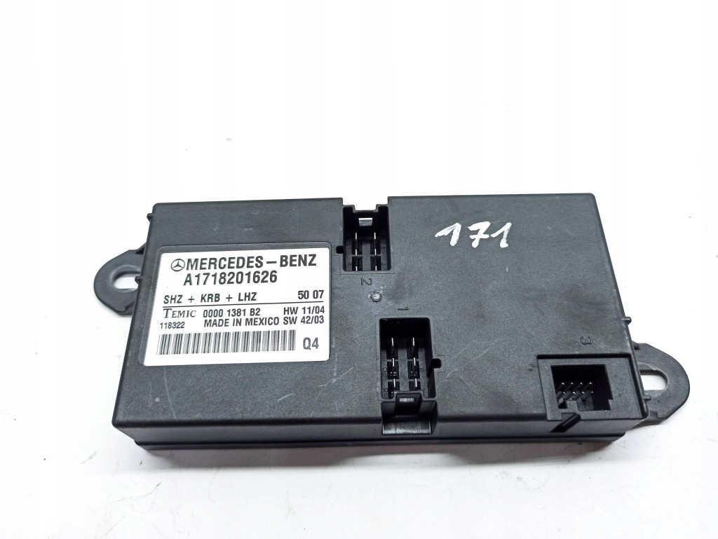 фото №6, Mercedes-benz slk r171 2008 модуль / блок керування сидіння