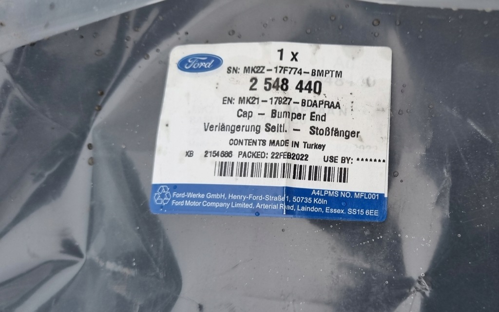 фото №6, Новий кутик бампера лівий ford custom active