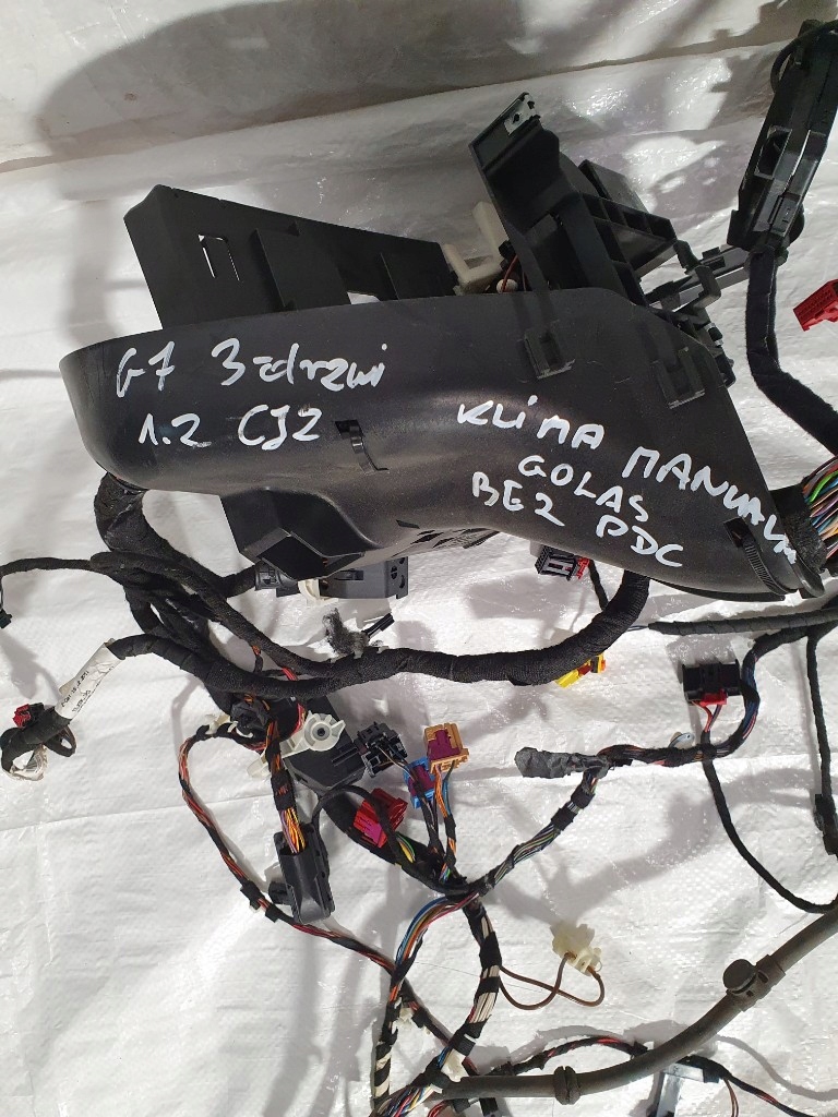 фото №7, Vw golf vii 1.2 tsi cjz 2014r 3-y дверний джгут головна електропроводка салону