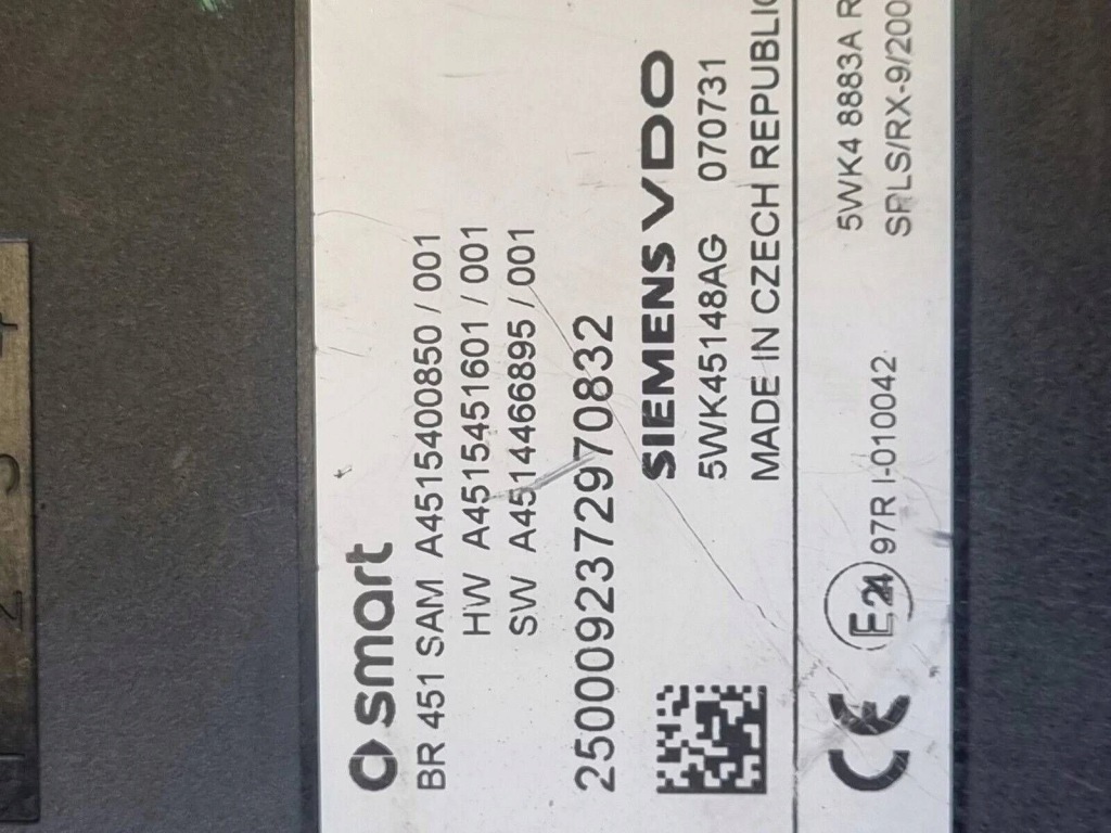 Модуль комфорта smart fortwo 2 a4515400850 Доставка
