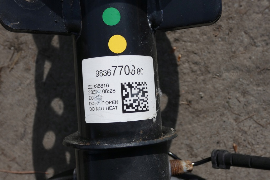 фото №10, Амортизатор поворотный кулак перед правый левый peugeot 308 t10 iii 9836770380