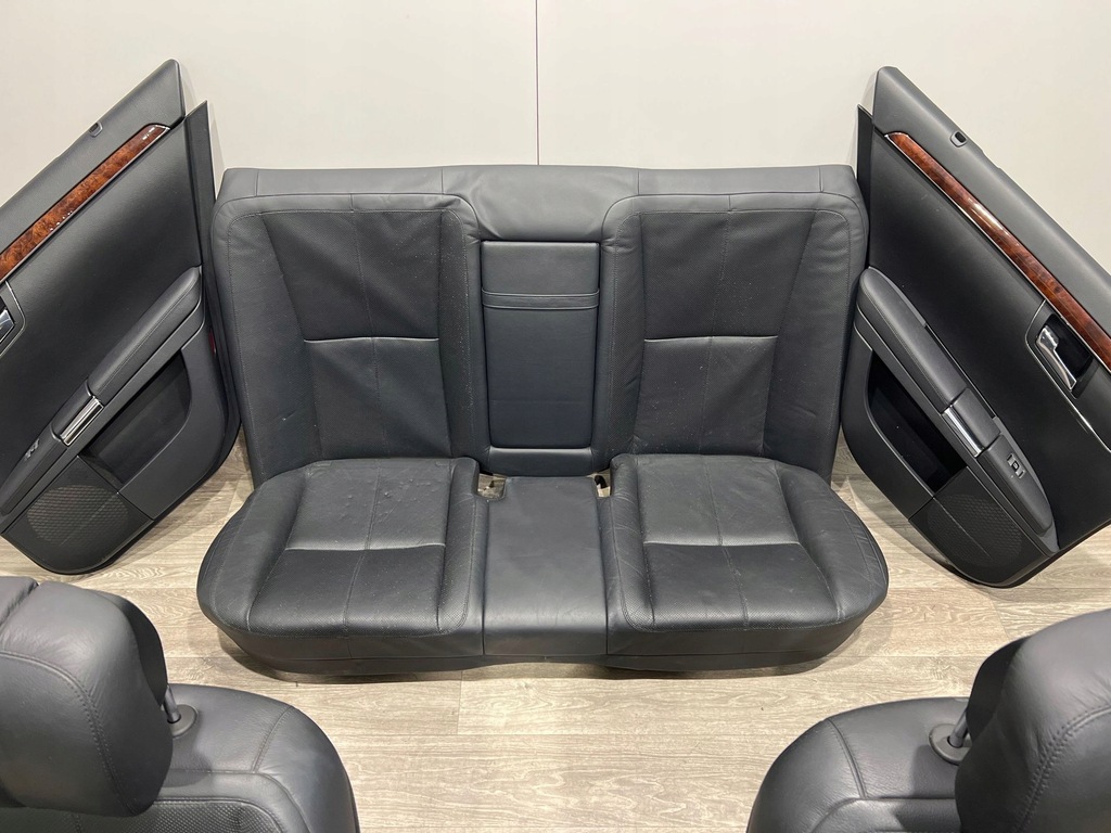 фото №9, Mercedes s w221 сиденья заднее сиденье обшивки вентиляция