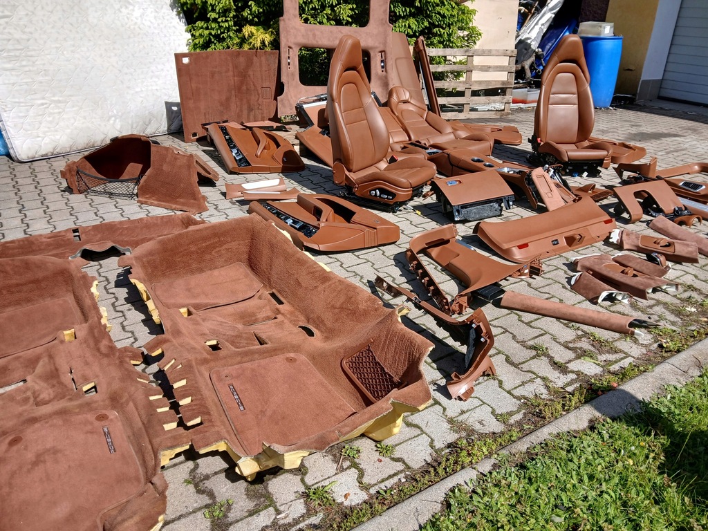 фото №8, Porsche panamera 971 turbo сидіння обшивки середина салон стеля килимки