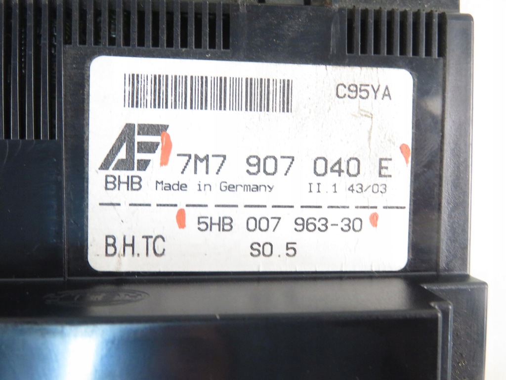 фото №7, Климатроник seat alhambra i 7m7907040e 5hb00796330