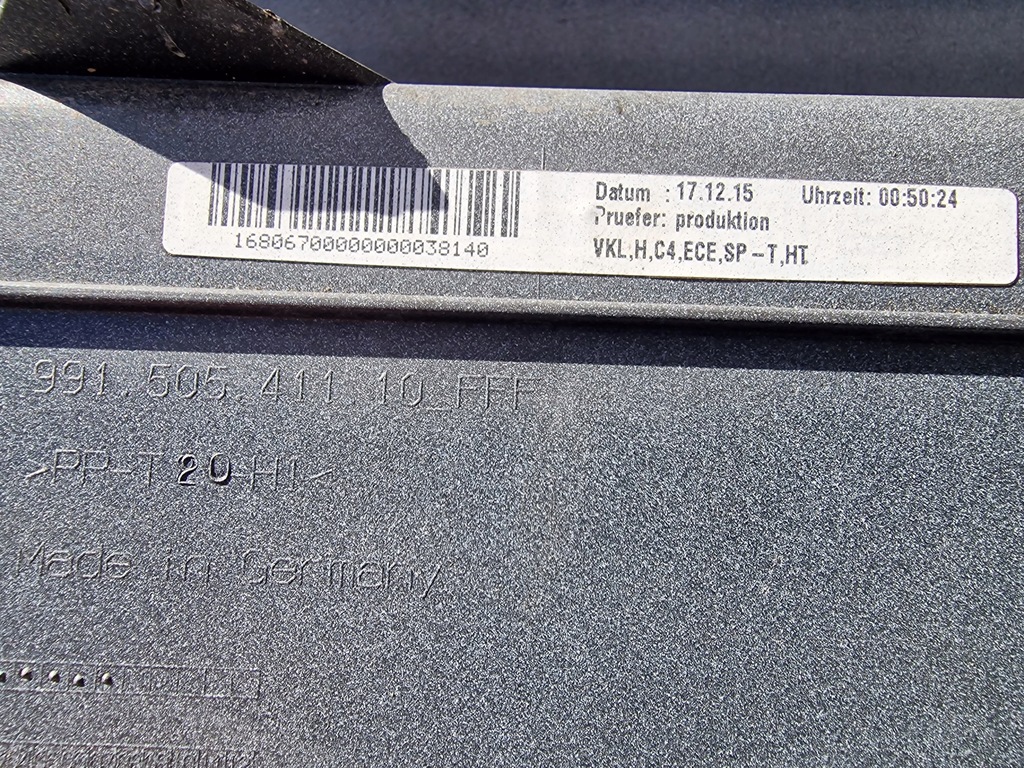 фото №8, Porsche 911 991 бампер задній 99150541110