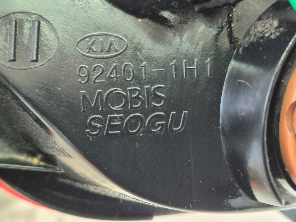 фото №10, Kia ceed i 2005-2009 лампа бампера задняя левая левый задняя w бампер 92401-1h1