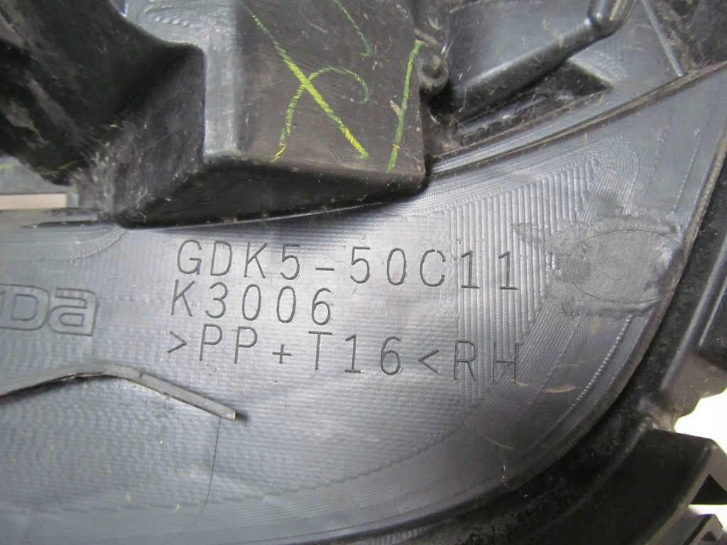 фото №9, Mazda 6 gh lift 10-13 заглушка решітка решітка радіатора правий перед бампера c410