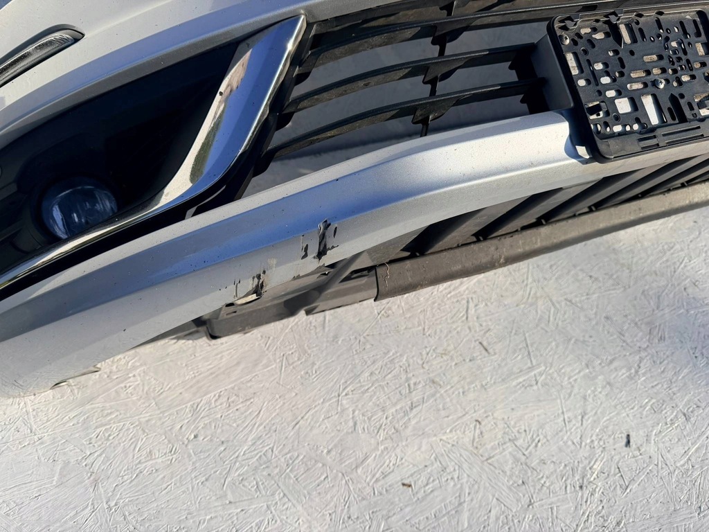 фото №6, Talisman бампер передній перед 6 pdc led kompletny сріблястий ted69