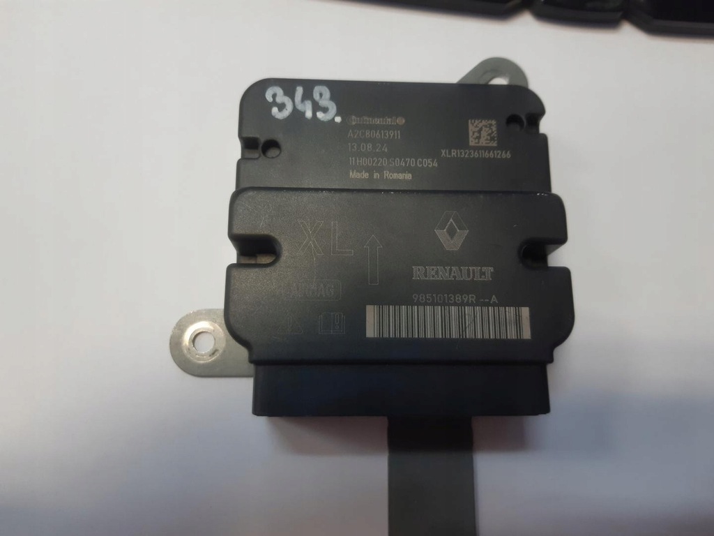 фото №1, Модуль датчик подушка безопасности renault clio iv 895101389r