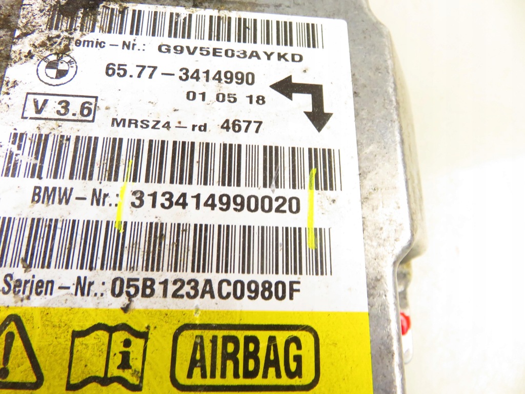 фото №6, Модуль подушка безопасности bmw x3 e83 3134149900020