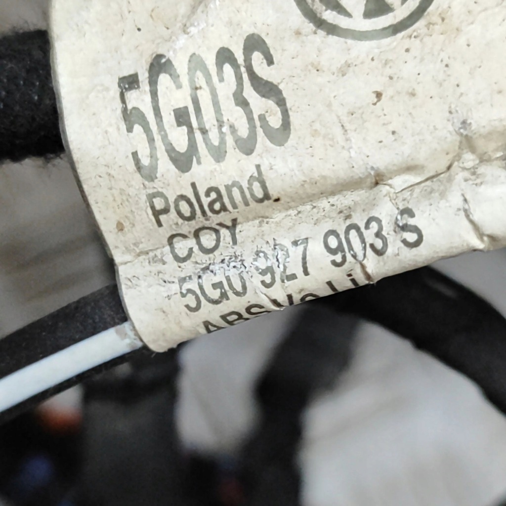 фото №7, Volkswagen golf vii 2018 другая жгут трубопровод / кабели