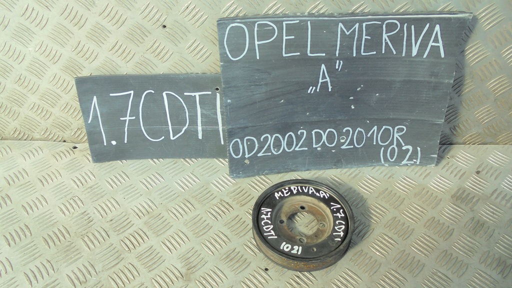 фото №1, Шкив opel meriva a 1.7 cdti 02-10r