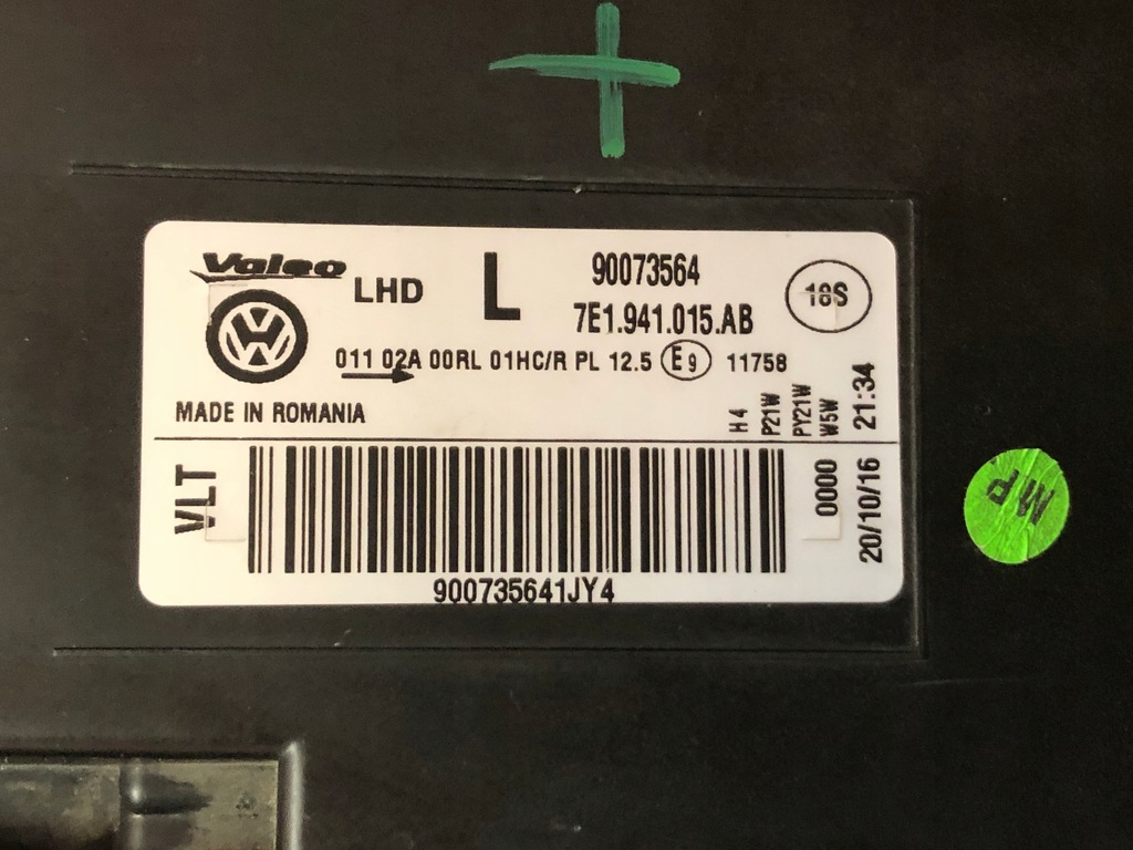 фото №9, Фара левый лампа vw transporter t6 europa