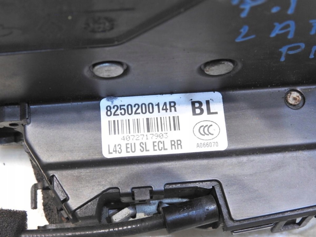 фото №8, Замок двері правий задня 6 pin renault latitude 825020014r