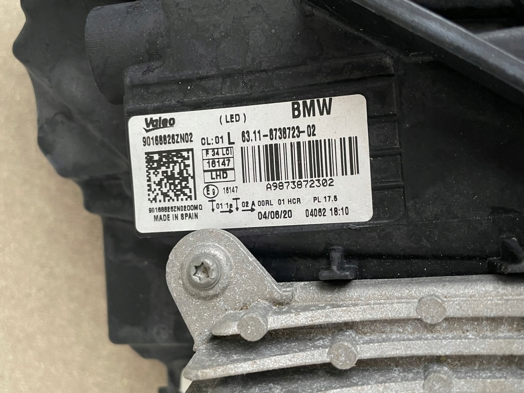 фото №6, Bmw f34 gt лампа левая full led lci 8738723