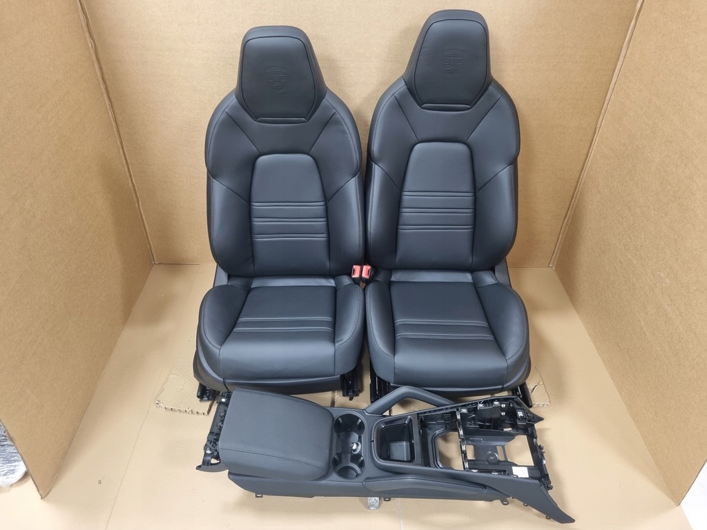 фото №9, Porsche cayenne coupe 9y lift 24r сиденья заднее сиденье салон кожа nowe