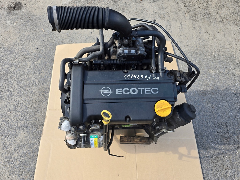 фото №15, Двигун комплект opel corsa astra agila a tigra b 1.2 16v z12xe 117 tyś km