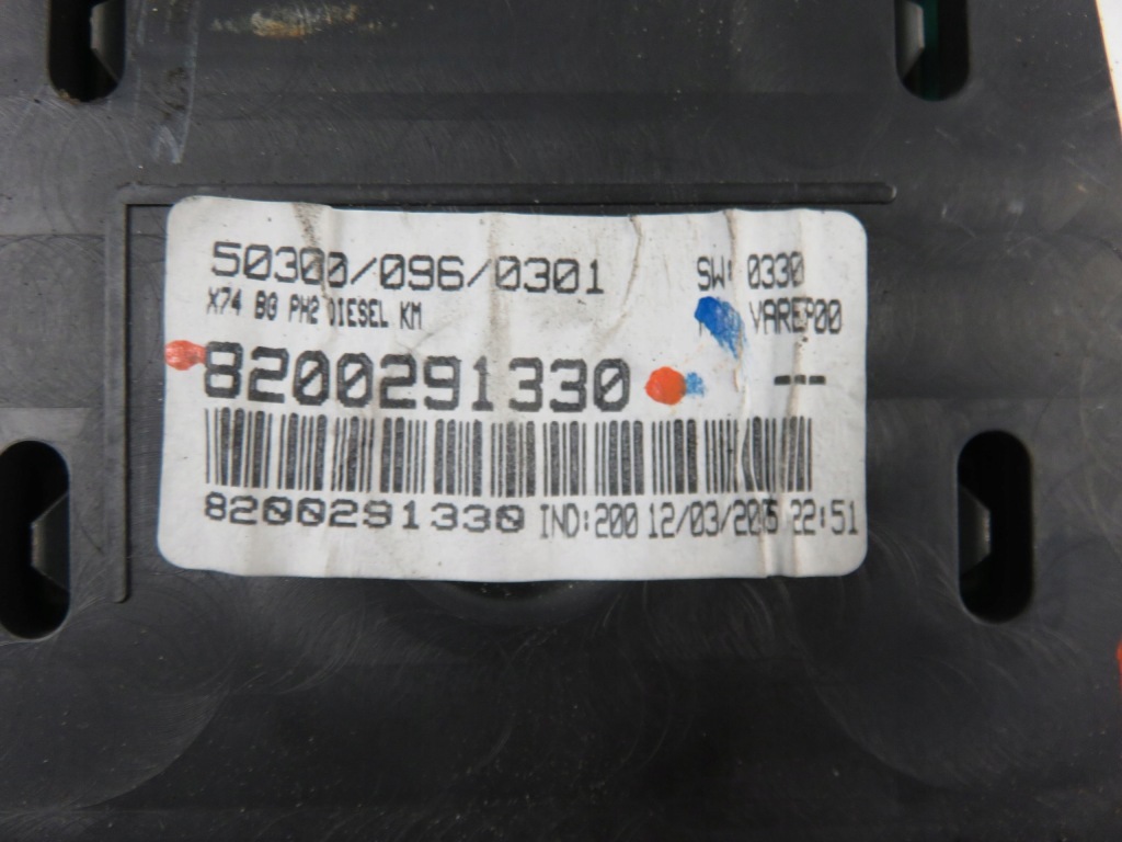 фото №4, Лічильник renault laguna ii 1.9 dci 8200291330
