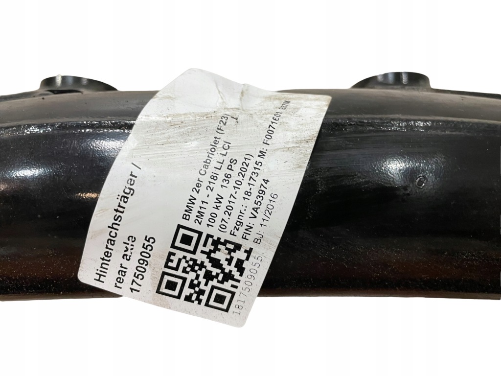 фото №4, Підрамник балка підвіска задня bmw 2 f23