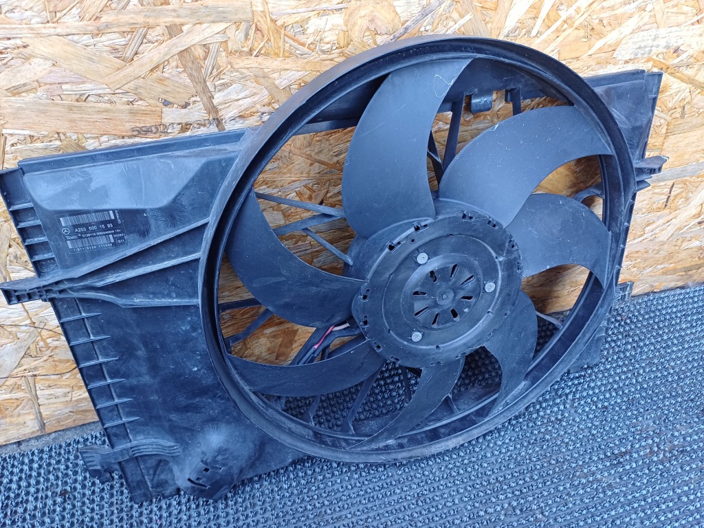 фото №5, Mercedes w203 w209 r171 вентилятор радиатор a2035000593