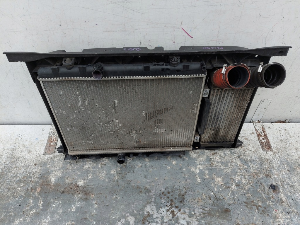 фото №8, Peugeot 3008 1 09- 1.6 thp pas передний радиатор вентилятор