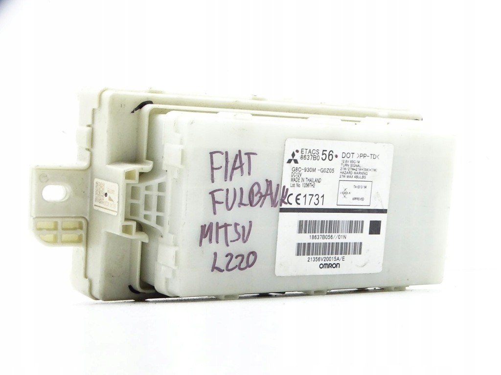 фото №1, Модуль блок управления комфорта sam fiat fullback 15- 8637b056