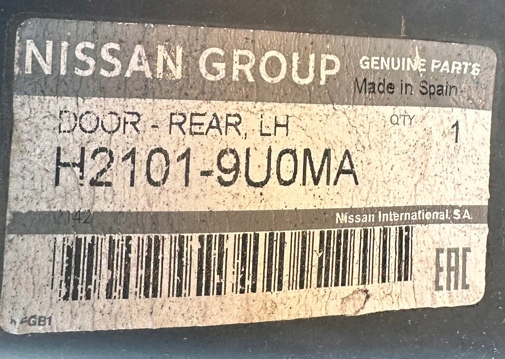 фото №12, Nissan note e11 двері лівий задня h2101-9u0ma