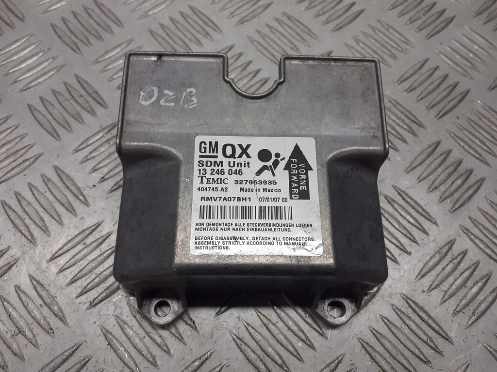 фото №1, Модуль подушка безопасности opel zafira a 13246046