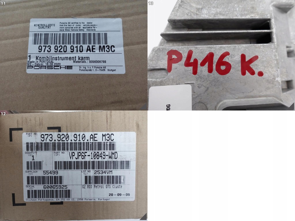 фото №12, Porsche panamera 971 973 gts lcd лічильник прилади