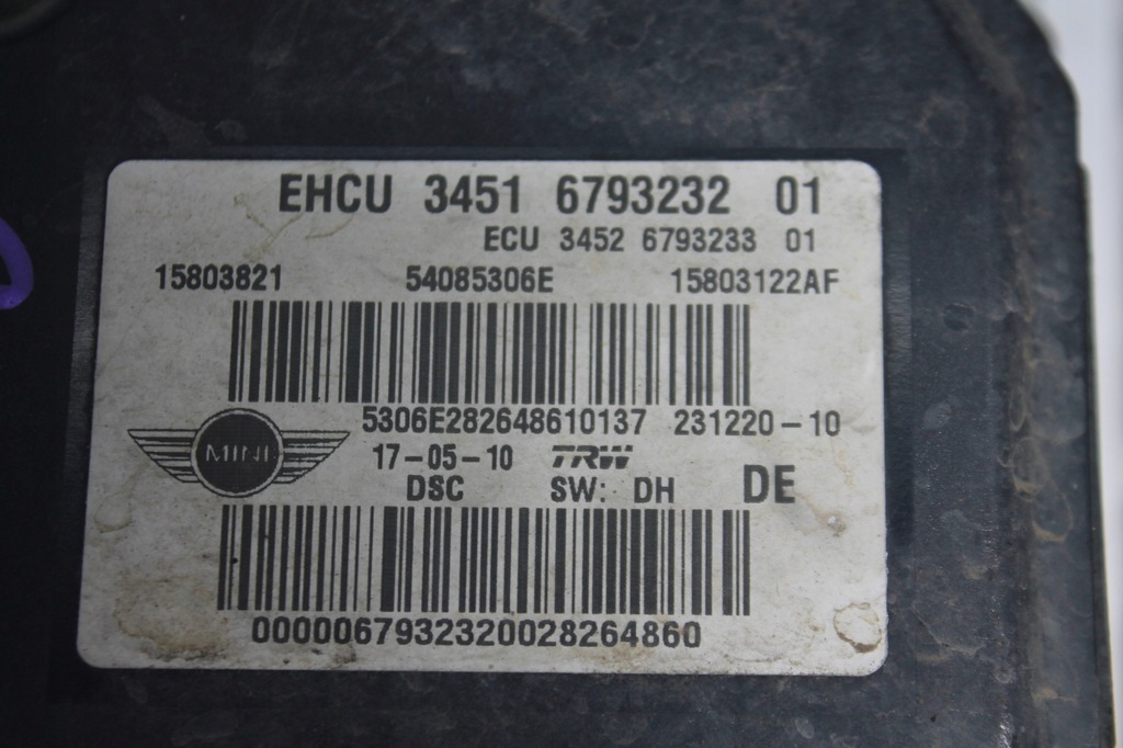 фото №2, Насос гальмівна abs 6793232 mini r55 r56 07-14