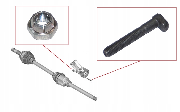 фото №1, Болт ексцентрикова підшипник підпори піввісь оригінальний номер fiat