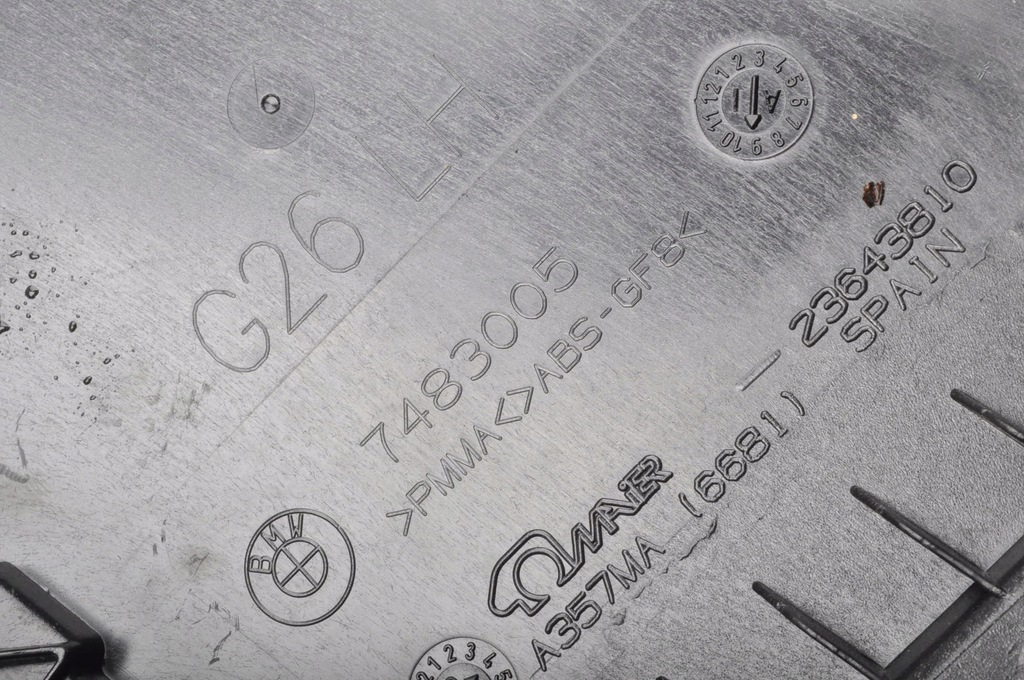 фото №10, Bmw i4 g26 захист стійка пластик 7483005 ліва