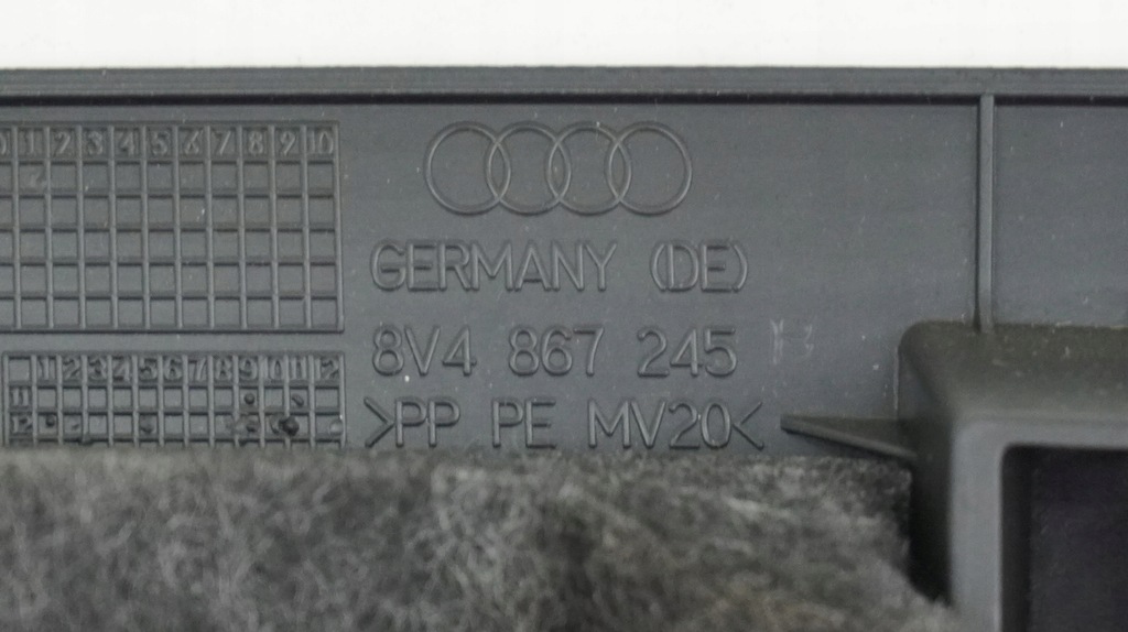 фото №10, Audi a3 s3 8v защита стойка левый задняя чёрный