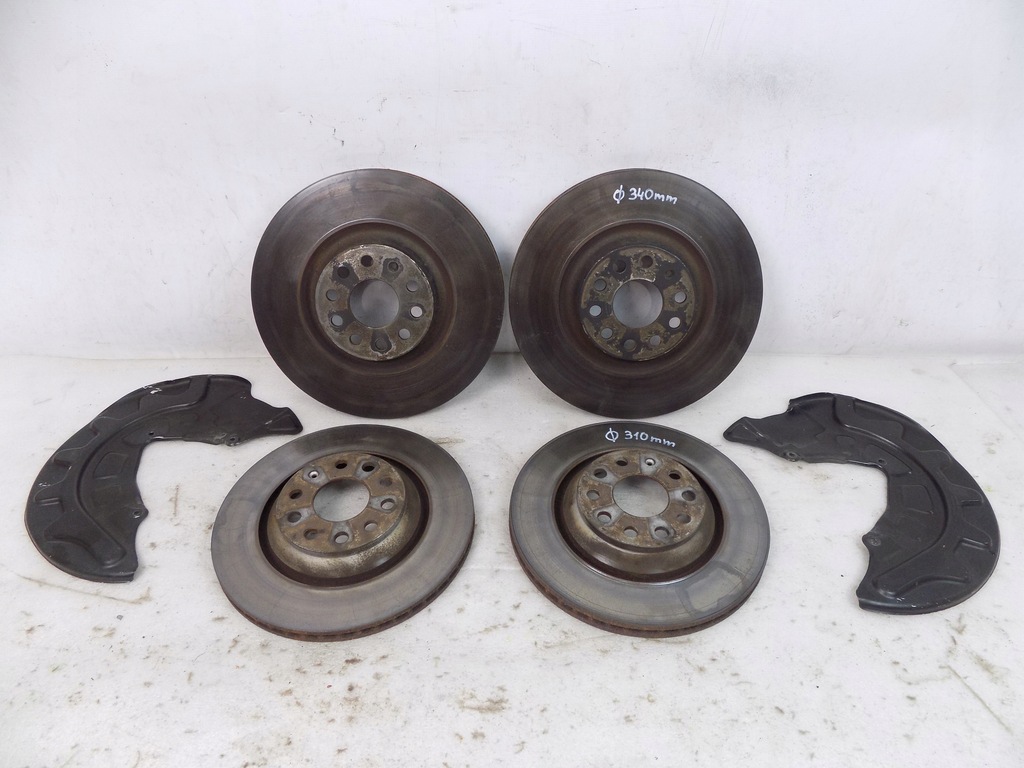 фото №9, Audi a3 s3 8y golf viii r passat b8 суппорты тормоза 340mm 310mm комплект