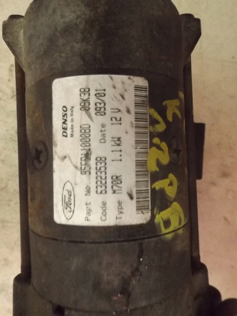 фото №3, Ford ka 1,2 стартер