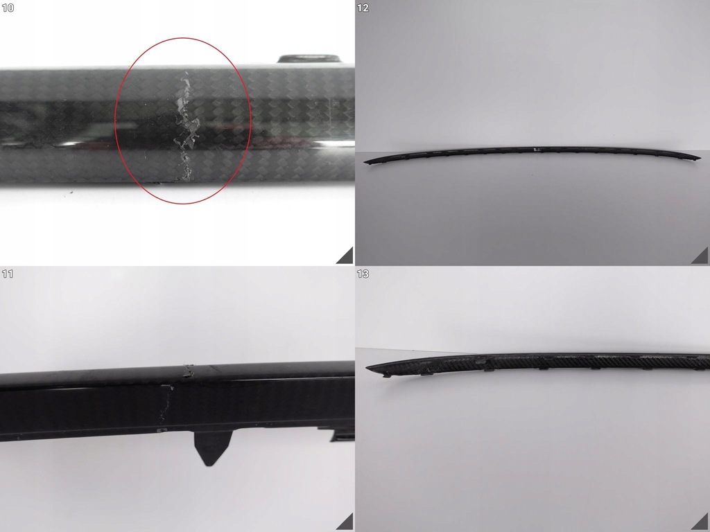 фото №11, Audi q8 sq8 4m8 s-line карбон бампер молдинг задняя