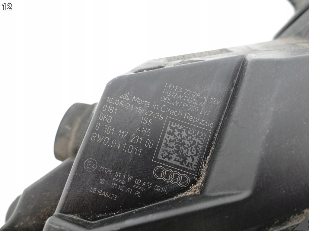 фото №13, Audi a4 s4 b9 8w0 lift 19-24 лампа basis full led ліва перед europa