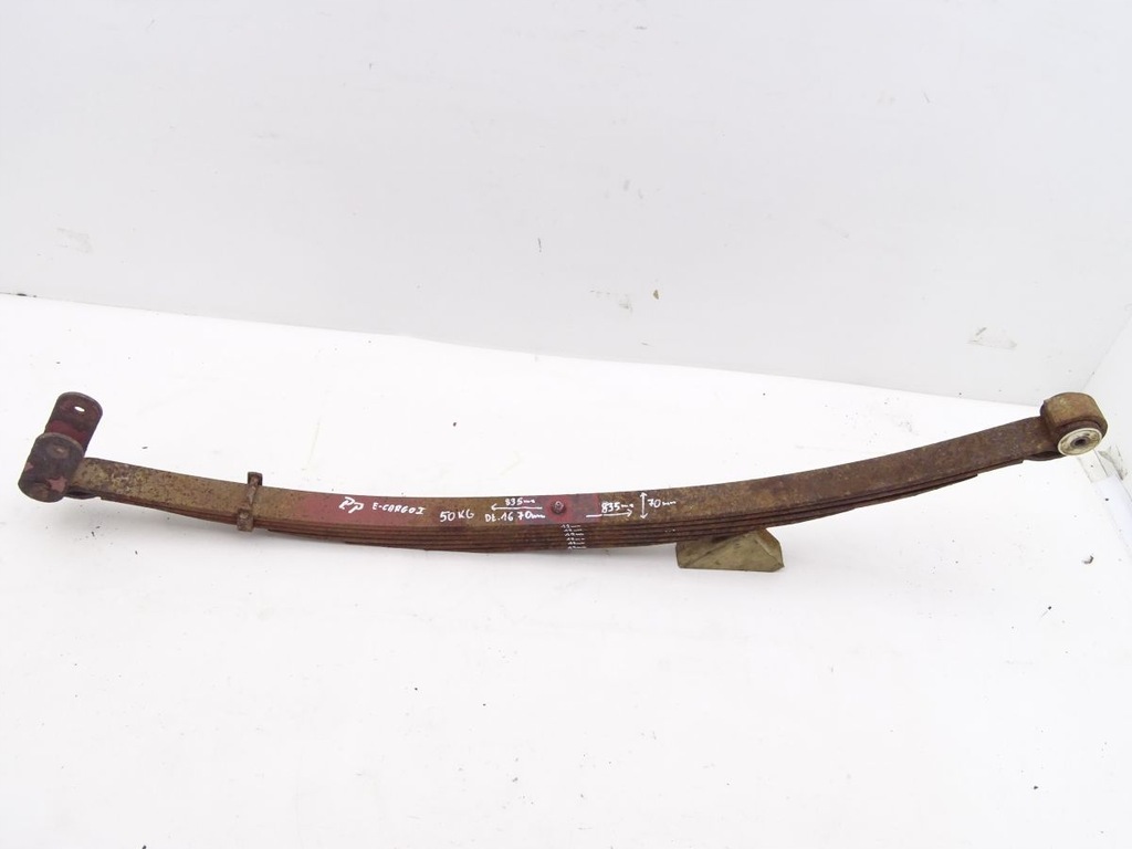 фото №1, Iveco eurocargo 02-15 рессора перед 6 щетка 7 cm