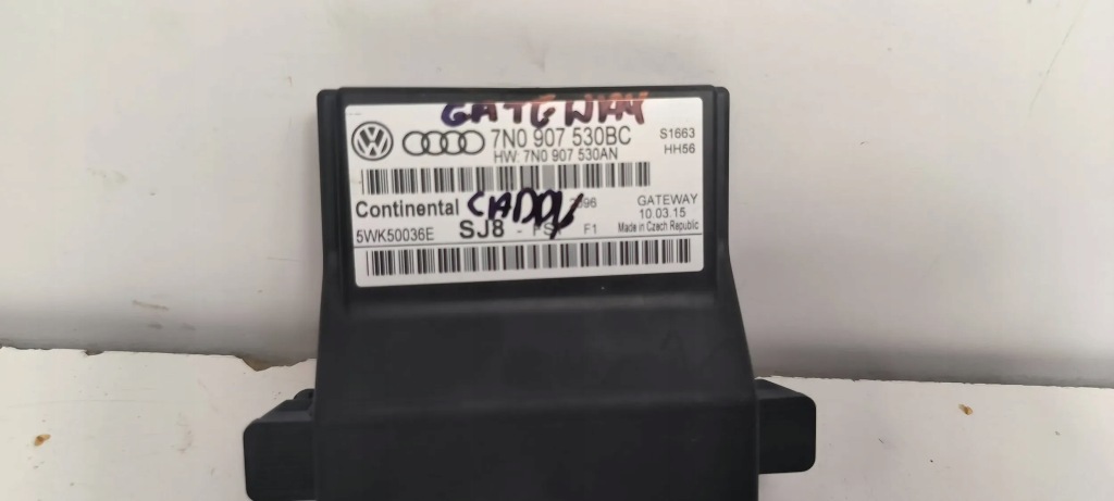 фото №1, Модуль шлюз vw caddy iii passat b7 7n0907530bc