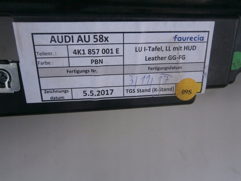 фото №8, Audi a7 панель приладів приладова панель приладів 4k1857001e