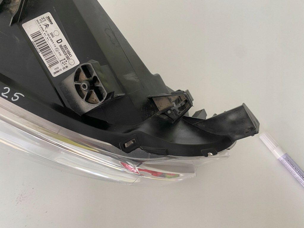 фото №8, Berlingo 2 ii partner 3 iii lift лампа права передня 9682828180 89318041