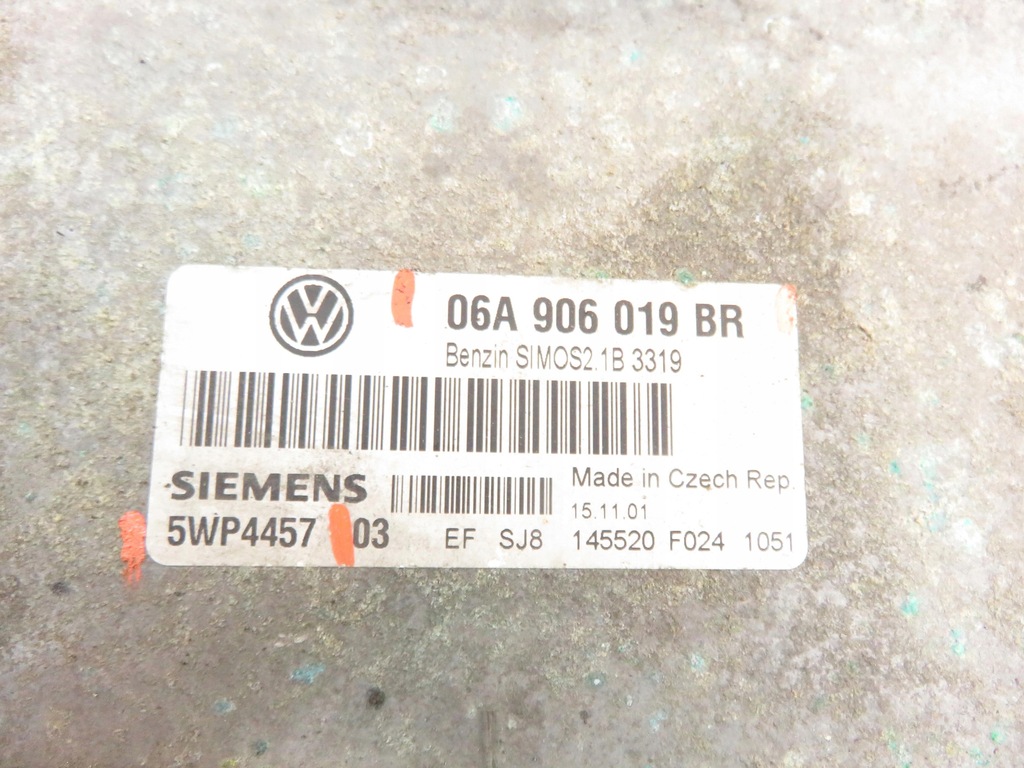 фото №5, Блок управления seat toledo ii 1.6 06a906019br 5wp4457