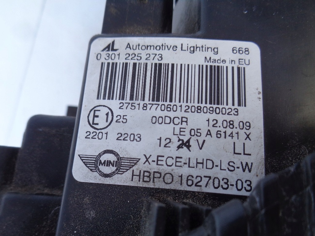 фото №12, Mini cooper s r55 r56 r57 лампа ксенон hbpo162703