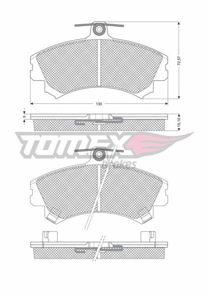фото №1, Гальмівні колодки ham.mitsubishi carisma 11-52/tom