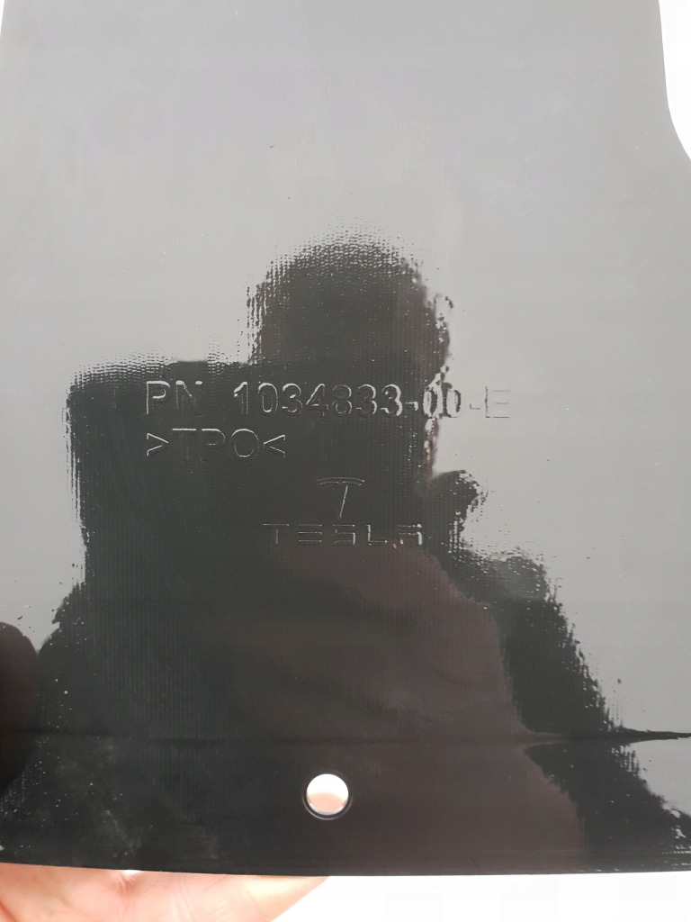 фото №14, Tesla x 15-22 спойлер плита pod бампер перед передний 1034833-00-e