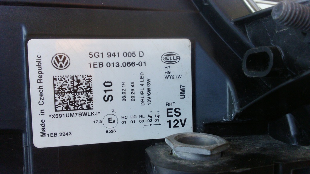 фото №12, Vw golf vii lift led лампа ліва перед 5g1941005d