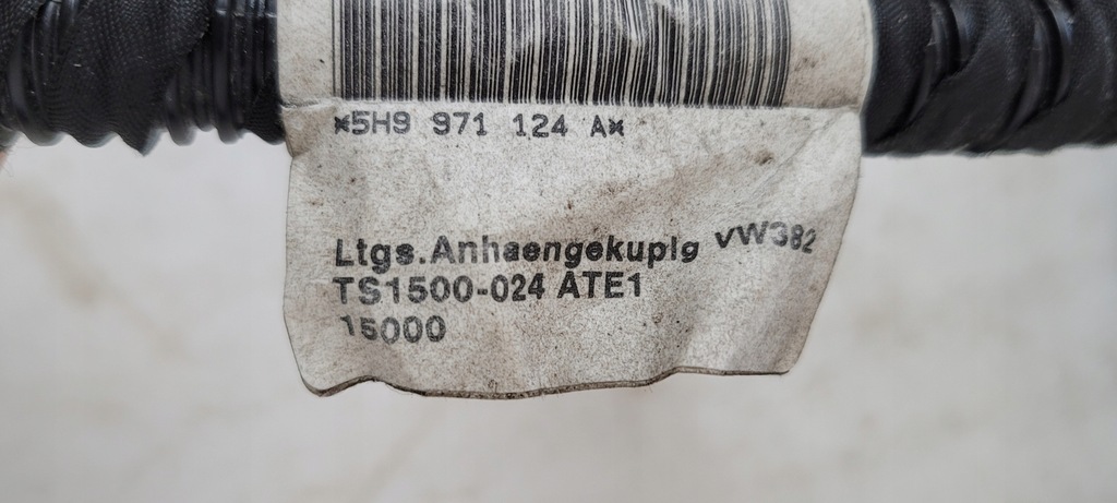 фото №6, Hak буксировочный электрический жгут vw golf viii 5h9 kombi 5h9803881e 2019-