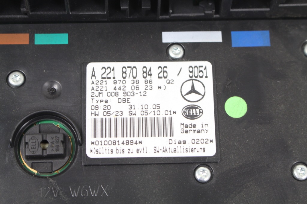 фото №5, Лампа кабіни mercedes w221 s klasa