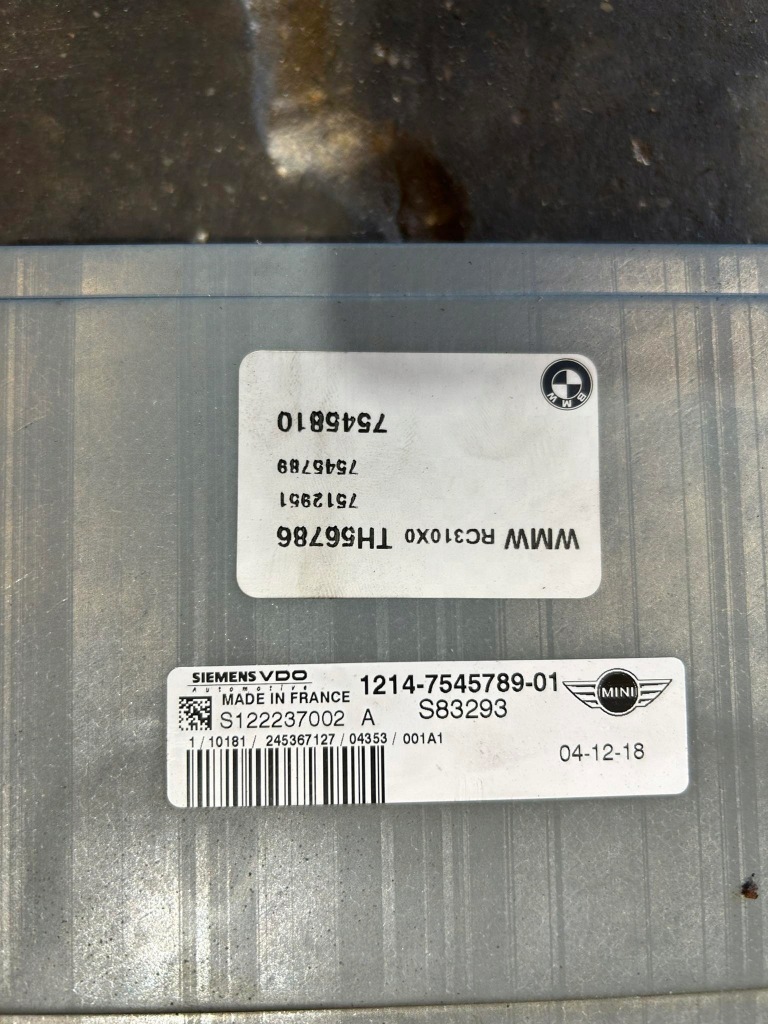 фото №3, Mini cooper r50 блок керування двигуна 7545789