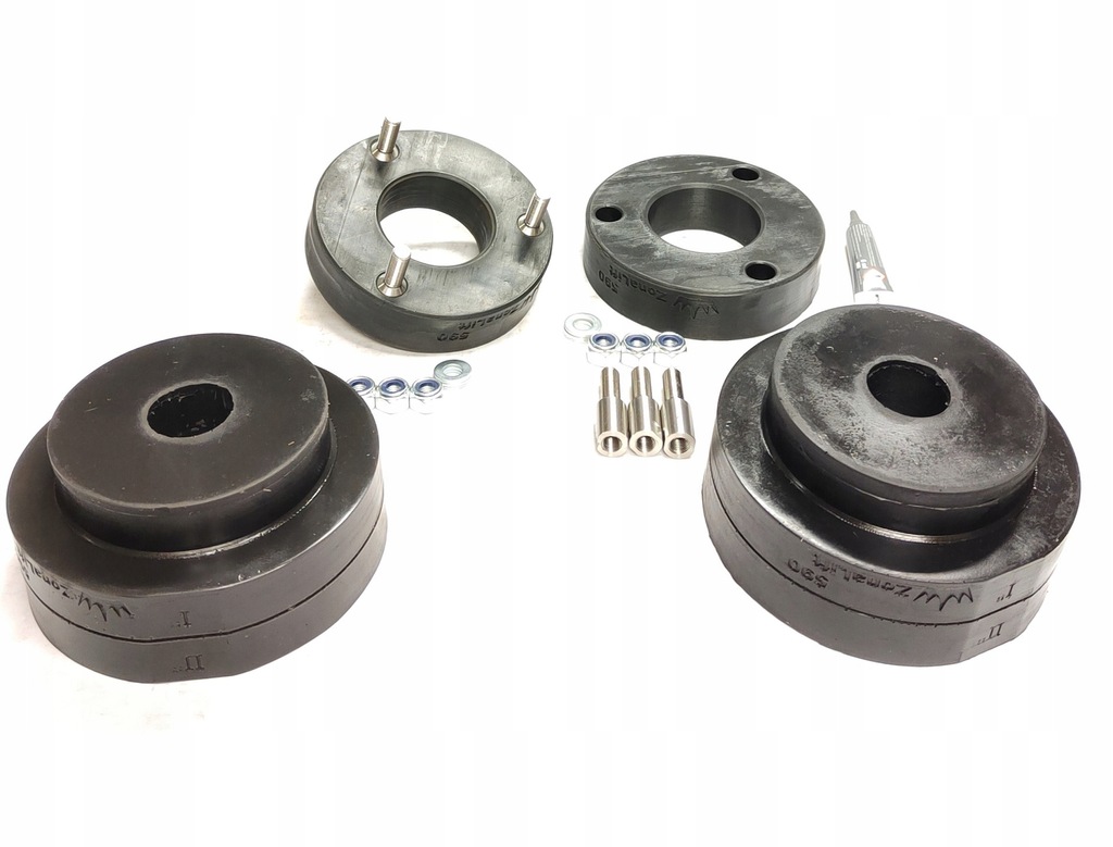 фото №15, Mitsubishi pajero 3 / pajero 4 прокладки pod пружины + 50mm / lift 2"